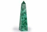 Tall, Polished Malachite Obelisk - DR Congo #246563-1